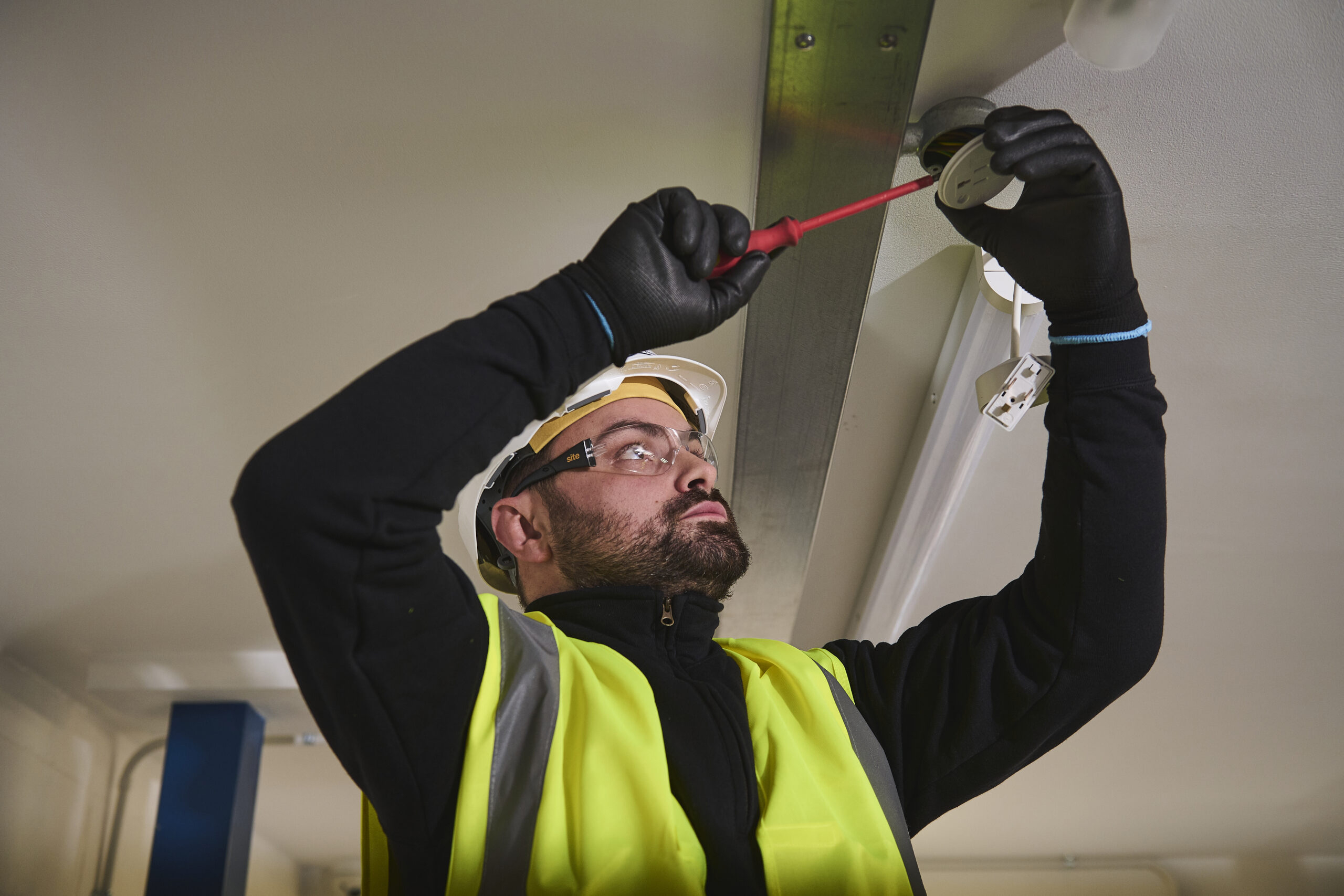 Image of an engineer at work