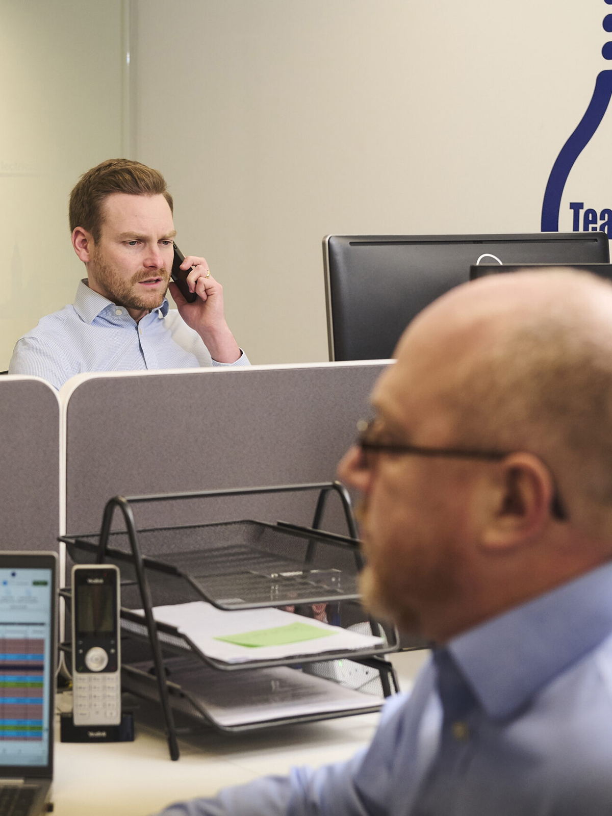 Image of staff in the office